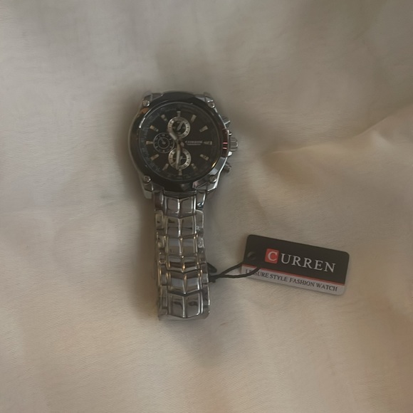 Current Men’s Stainless Steel Quartz Movement Chronometer Design Watch - Picture 2 of 3